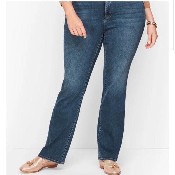 Talbots elastic waist Jean's size 16 - Picture 2 of 3
